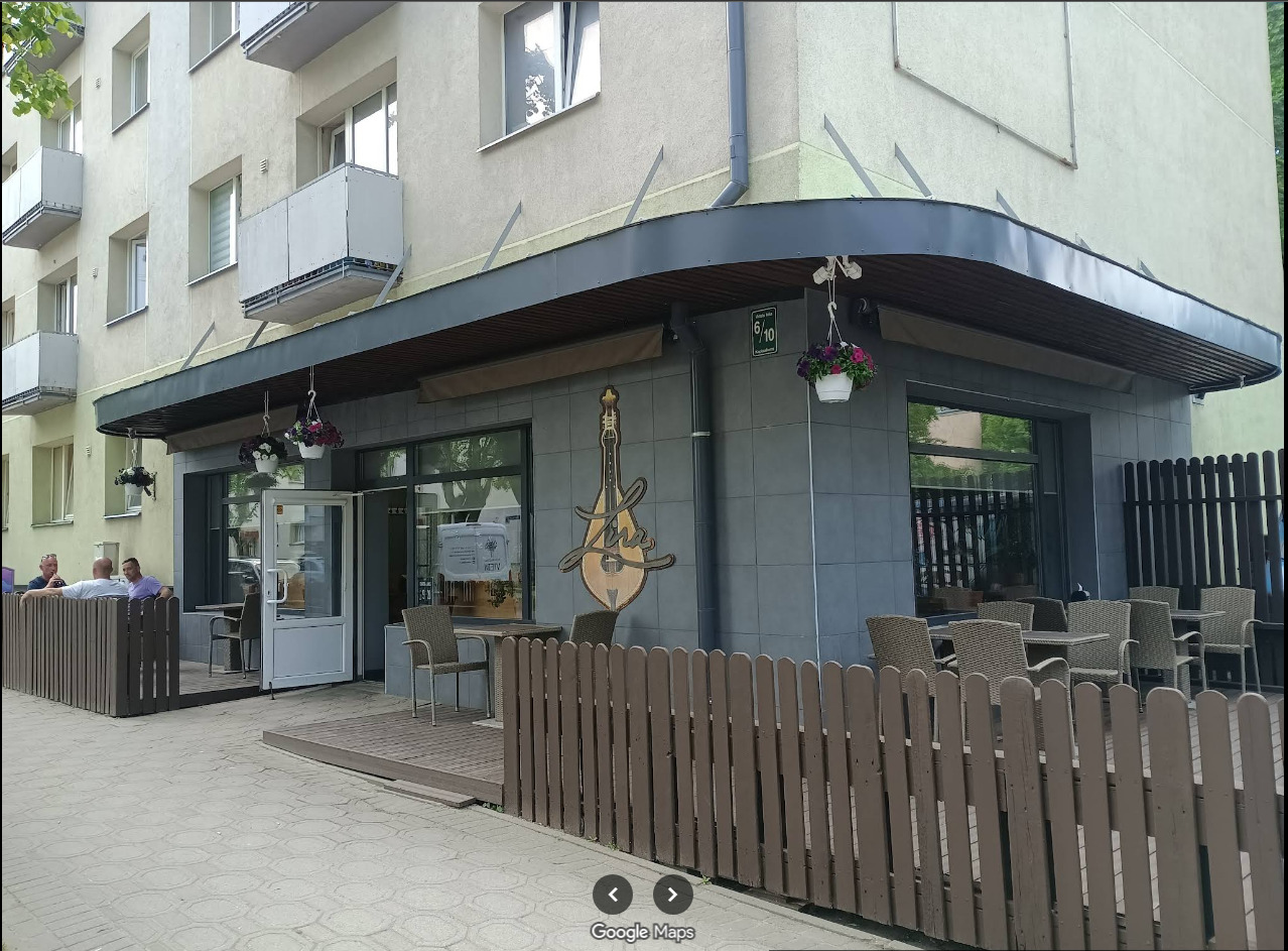 Фасад кафе Lira